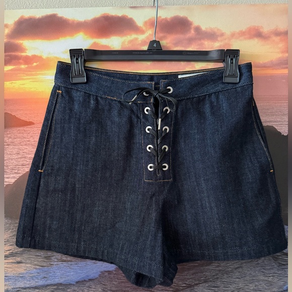 Rag&bone/Women/ Denim Dark Resin Lace-Up Women´s...